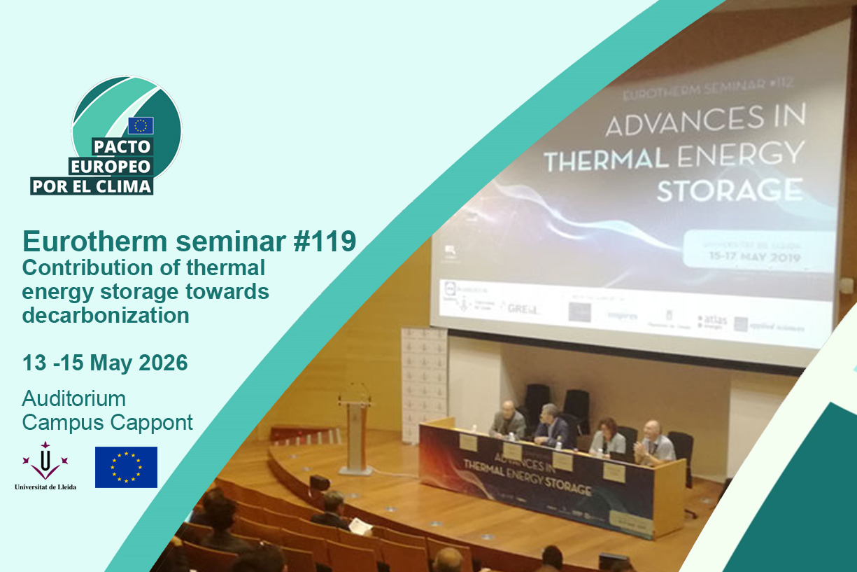 Eurotherm Seminar #119: Thermal energy storage for climate change mitigation